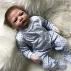 22   Reborn Baby Dolls Vinyl Silicone Newborn Doll Lifelike Boy Handmade Gift