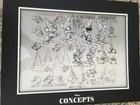 D23 Expo 2017 Disney Concepts The Sorcerer s Apprentice Model Sheet Cel Art