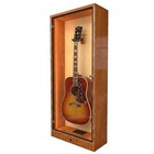 Locking Guitar Display Cabinet - The Showcase      L e d  Lights  Humidity Control