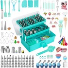 Cake Decorating Supplies Tools Kit  358 Pcs Baking Accessories With Mint Green