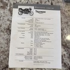 1999 Triumph Daytona 1200 Sp Sales And Specification Sheet
