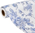 Pioneer Woman   Agatha Blue   Non-adhesive   Vinyl   Shelf Liner   12  W X 10 