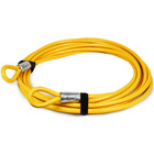 Used Vascer 15ft  1 2   Commercial Steel Cable W looped Ends Equipment Security
