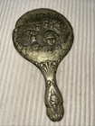 Antique Silver Hand Mirror Reynolds Angels Birmingham Epns Angel Vanity Mirror