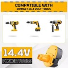 2pack 14 4 Volt Replacement For Dewalt Dc9091 14 4v Battery Dw9091 Dw9094 De9091