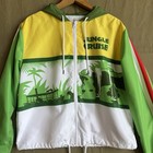 Disney Parks Women   s Jungle Cruise Windbreaker Full Zip Double Sided Sz Small