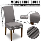 4 6 Pieces Of Elastic Milk Silk Chair Cover Decorative Protectors For Restaurant