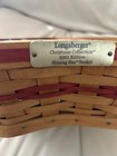 Longaberger  2001 Shining Star Basket With American Pride Liner   Protector