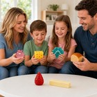 Squishy Fun Box 8 Pieces Squishy Pack Cheese Food Squishies Set Slow Rising Butt