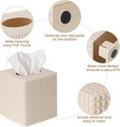 Tissue Box Cover  Square Modern Facial Acrylic Tissue Holder  Aesthetic Cube