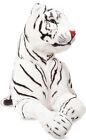 Melissa   Doug Giant Siberian White Tiger Lifelike Stuffed Animal Clean