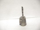 Thimble Vintage Pewter Fort  79  jamestown Settlement  W topper Of Galleon Ship