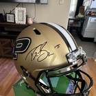 Drew Brees Purdue Boilermakers Signed Football Helmet Speed Full Size Replica