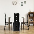 Leadzm 5 Piece 4 Chair And Dining Set Table Dining Furniture