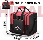 Himal Bowling Bag For Single Ball - Bowling Ball Tote Bowling Bag With Padded   