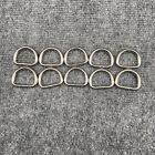 Metal D Rings 1  Nickel Plated Heavy Duty Welded For Bounce House 10 Pack