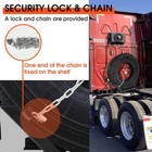 Adjustable Semi Truck Tire Rack Spare Tire Carrier Tire Mount Holder W hardware