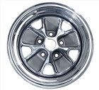 1965-1967 Mustang 14x7 Ford Style Steel Wheel With Charcoal Insert
