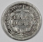 1848 Seated Liberty Half Dime   Medium Date   Vf    200271