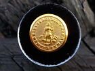 Old Rare Vintage Antique War Relic Virginia State Seal Button Free Display Case 