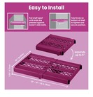 Lockermate Adjust-a-shelf Locker Shelf  Extends To Fit Your Locker