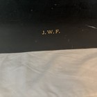 Vintage Schell Brand    doctor Fry   s    Medical Bag Leather W Name Plates   Cards