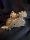 Rare Vintage Italian Un   idea Vestita D   argento Duck Paperweight Sterling