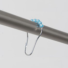 Waterproof Watercolor Marble 30  Recycled Peva Shower Curtain Set   Hooks  13-pi