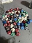 Magic The Gathering 111 Assorted Spindown And Counter Dice Lot - 2 Jars Worth