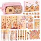 Kawaii 92-piece Stationery Set - Cute School Supplies  Pencil Case  Notebooks  P