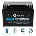 Niche Agm Battery Ytx9 For Polaris Outlaw Suzuki Honda Arctic Cat Kawasaki Atv
