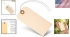 Eco-friendly 100 Count Manila Label Tags With Reinforced Eyelets And Wire Ties