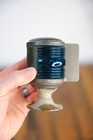 Vintage Perko Brass Navigation Light Blue Red Glass Nautical Boat Chris Craft