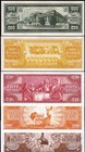 Philippines 5 Pcs Set  10 20 50 100 200 Pesos 1949  Unc  P-136 137 138 139 140