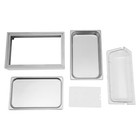 Cold Food Buffet Ice Serving Tray Fruit Seafood Serving Container Tray With Lid