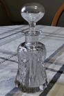 Vintage   Antique Crystal Glass  Perfume Bottle 