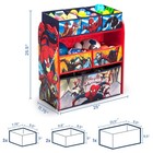 Spider-man 6 Bin Design And Store Toy Organizer By Delta Children