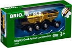 Brio World Mighty Gold Action Locomotive Battery Powered Toy Train For Kids Age