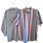 Vintage Brooks Brothers Button-down Shirts Lot Of 2 Size Xl Multicolor Mens