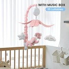   Baby Girl Crib Mobile 3-mode Electronic Music Box  rotation Only 
