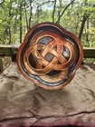Achla Dara Knot Copper Birdbath With Tri Pod Stand 