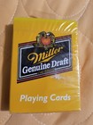 Miller Genuine Draft Beer Playing Cards Sealed Deck By Hoyle Free Shipping 