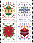 Scott  5941-44 Holiday Joy  booklet Block Of 4  2024 Mint Nh