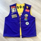 Vintage Moose Lodge Fraternal Order Mason Vest   Pins And Patches Florida