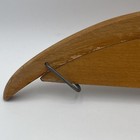 Antique Vintage 1902 Wooden Hanger Peerless System  style  Wood metal Pin  17 5   