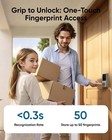 Eufy Smart Lever Lock C33 Fingerprint Keyless Entry Door Lock Deadbolt W  Handle