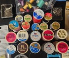 Vintage Sewing Lot - Thread  Buttons  Scissors  Needles  Zippers And Notions