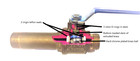 Exposed     Brass Water Heater Drain Valve sediment Remover
