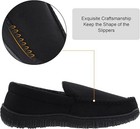 Mens Moccasin Slippers Indoor Outdoor House Slippers Warm Plush Fuzzy Memory    