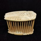 Old  chinese  hand  carved  cicada Statue Cricket  cage Decoration Collection 7 4 Cm